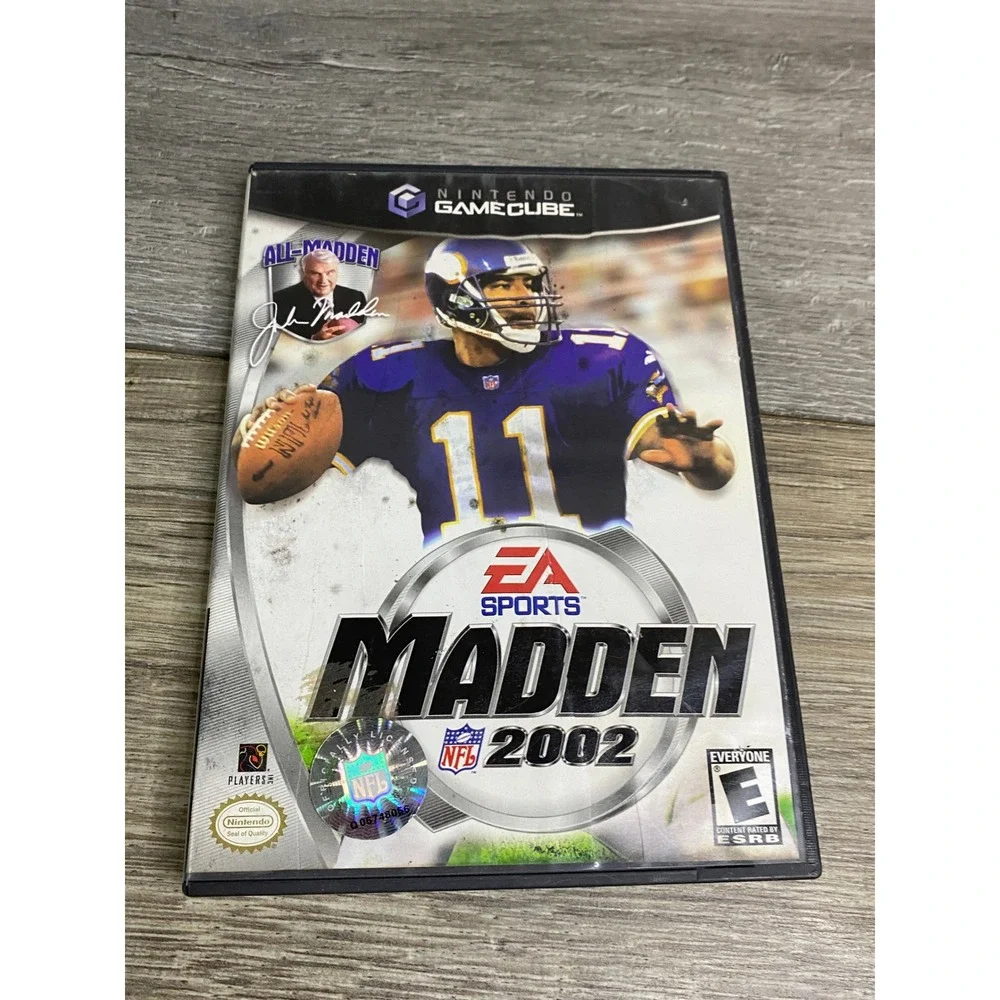 Madden NFL 2002 Nintendo‎ GameCube Game Case and Disc DOL-006 USA EA Sports